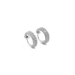 Two Row Hoop Earrings