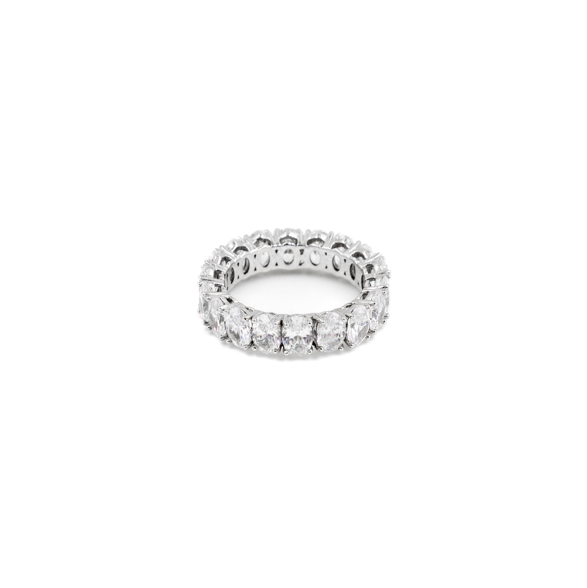 Oval Eternity Band