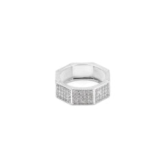 Octagon Diamond Band