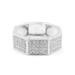 Octagon Diamond Band